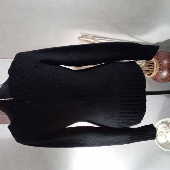 THE ORIGINAL ARIZONA JEAN COMPANY BLACK SWEATER - Picture 4 of 8